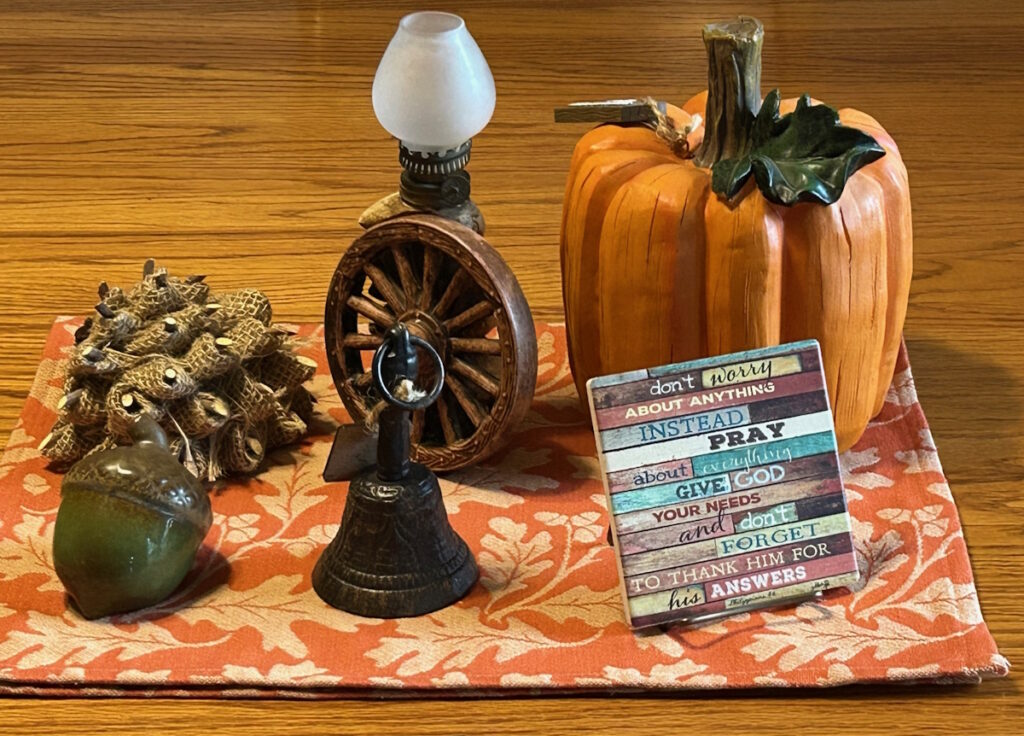 autumn centerpiece